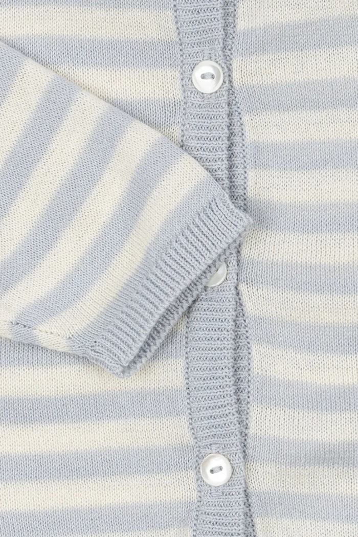 Kardigán pre bábätká Fanga Fontana VENTI KNIT CARDIGAN GOTS Fanga Fontana FA100058 modrá
