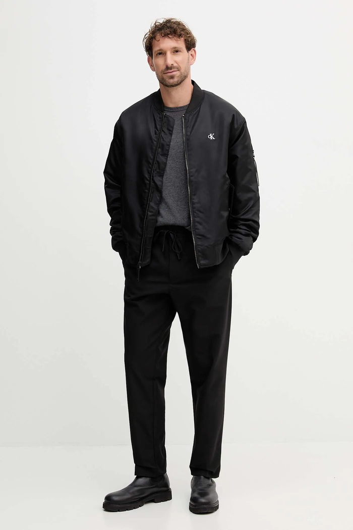 Mos Mosh pulover de lână ADAM 503341 gri AW25