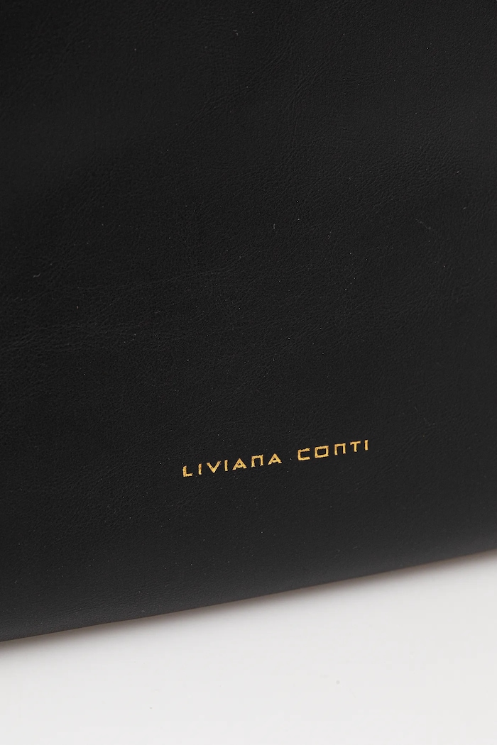 Usnjena torbica Liviana Conti črna A5WA64
