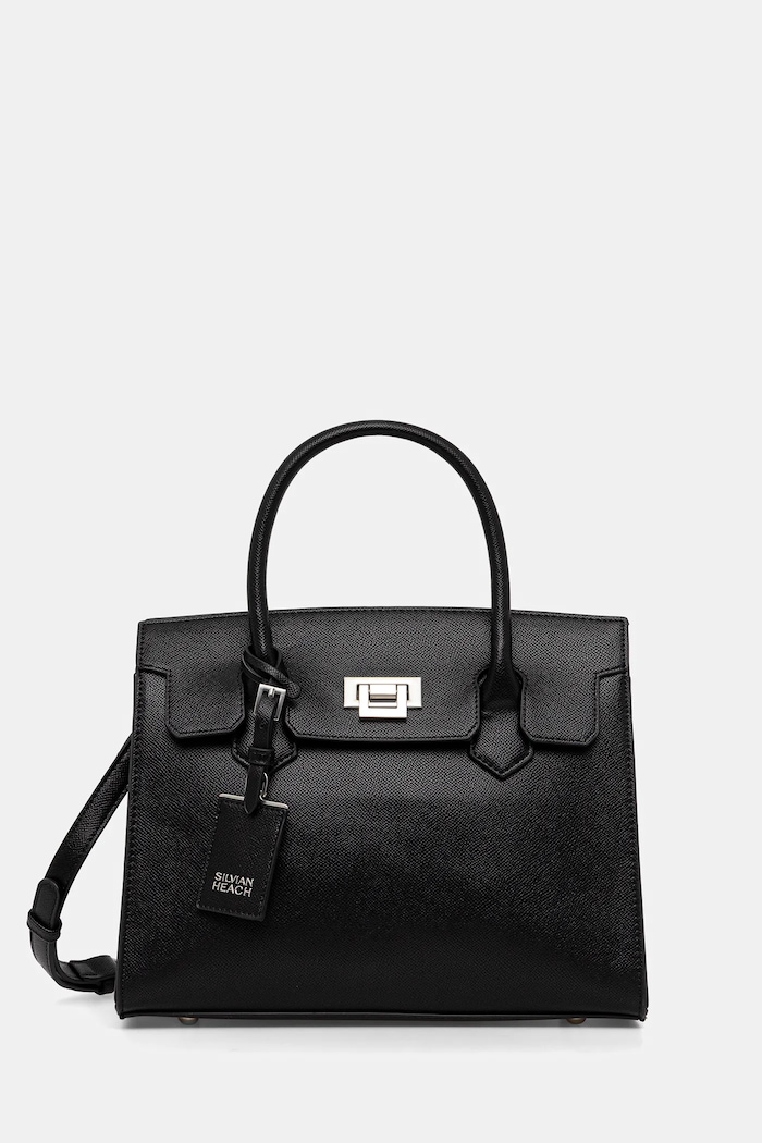 Torba Silvian Heach XOGI bez uzorka crna RCA25029BO