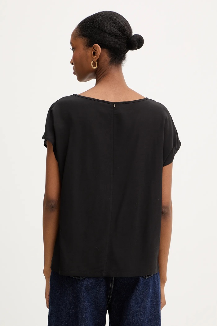 Odzież Silvian Heach T-shirt BOLAWE GPA25528BL czarny