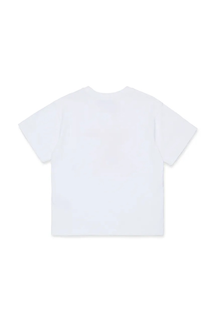 Детска памучна тениска MAX&Co. MAXT1F T-SHIRT MX0005.MX057 бял SS26