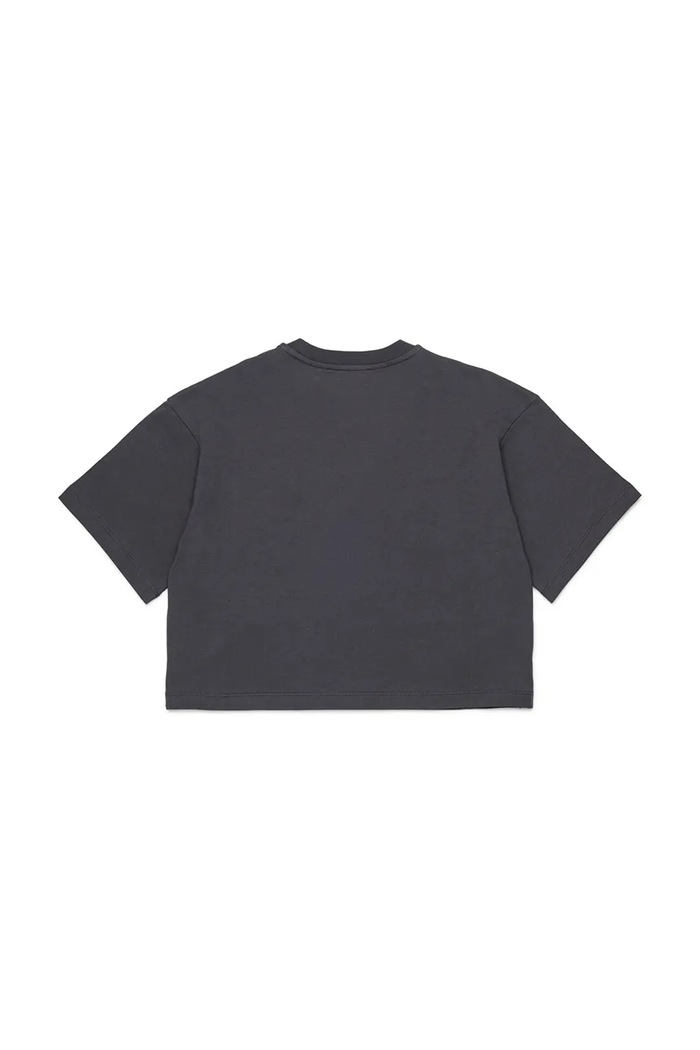 Max&Co. Tricou de bumbac pentru copii MAXT23F OVER T-SHIRT MX0197 gri ZW25