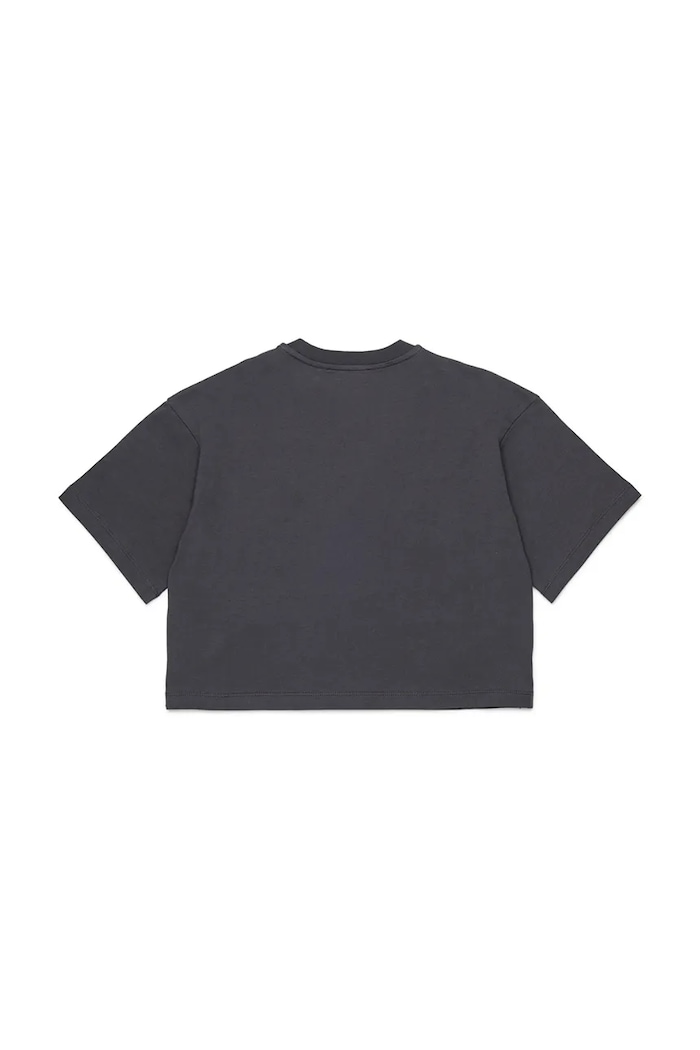 Max&Co. Tricou de bumbac pentru copii MAXT23F OVER T-SHIRT MX0197 gri ZW25