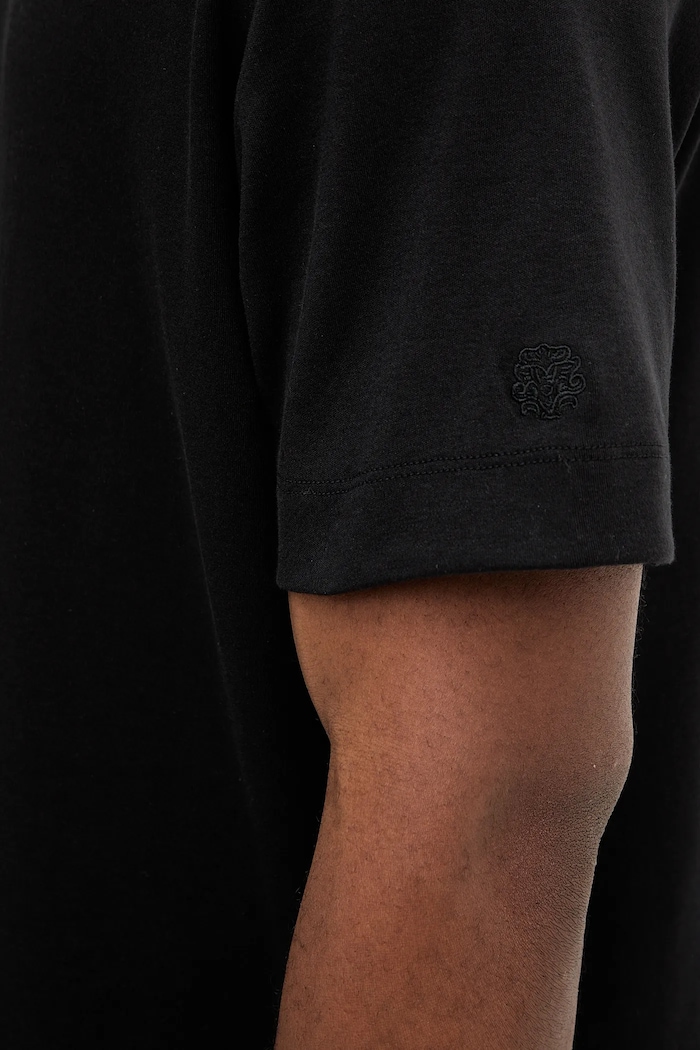 Mos Mosh t-shirt bawełniany DARREN 508280 czarny