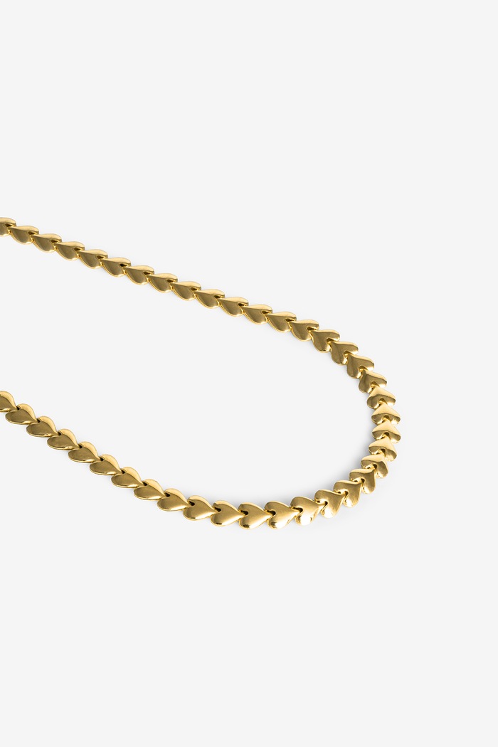 ANIA KRUK Choker damski ze srebra pozłacanego VINTAGE SMINS0940Z złoty ZW26