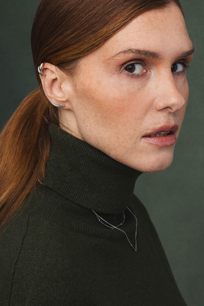 Kolczyki damskie srebrne TRENDY ANIA KRUK SGCKS0760 srebrny