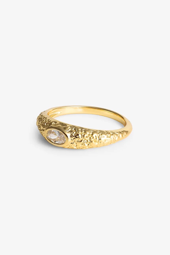 ANIA KRUK Női aranyozott ezüst gyűrű köbös cirkónium VINTAGE SMRPC1902Z arany ZW26
