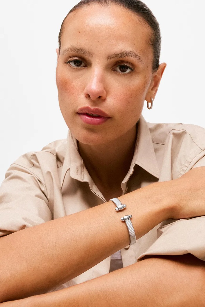 Bransoletka damska ze stali nierdzewnej Tous srebrny 1004719090