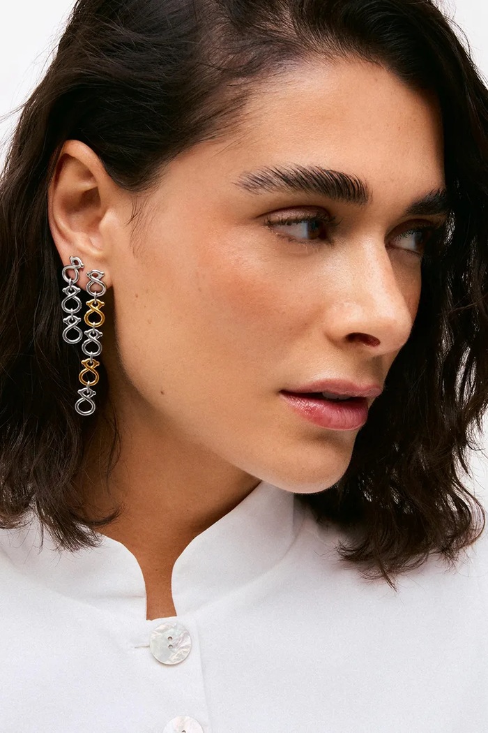 Kolczyki ze stali nierdzewnej Tous srebrny 1004681600