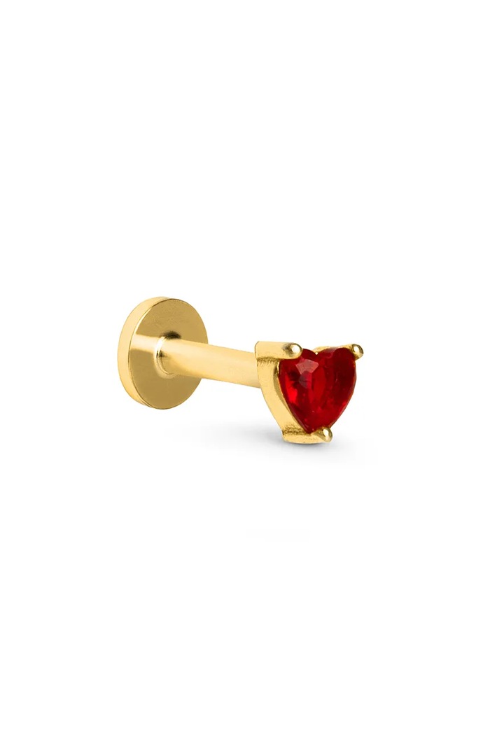 ANIA KRUK kolczyk damski srebrny pozłacany z cyrkonią ROCK IT złoty SRUKC3475Z