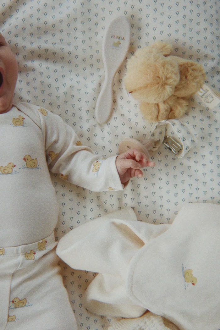Fanga Fontana body za bebe s pamukom BELLO LS BODY OCS FA100091