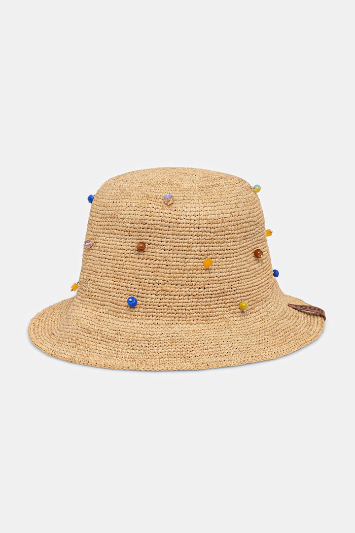 Tous cappello da donna intrecciato beige 2002441644