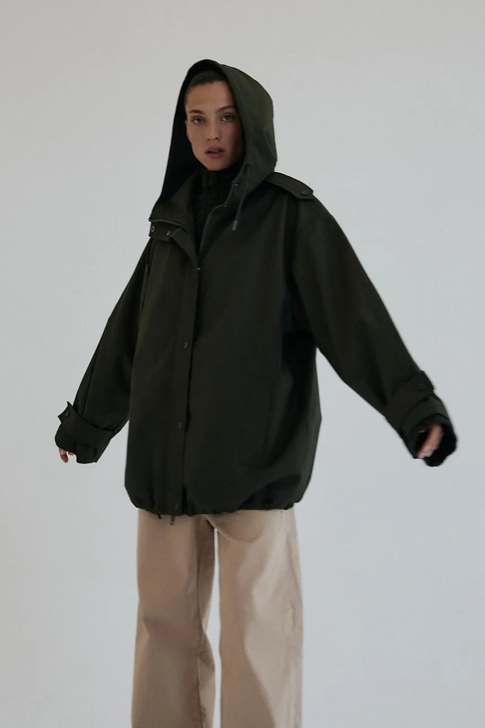 Muuv parka damska Muuv. zielony wodoodp.kurtka.par.JULS