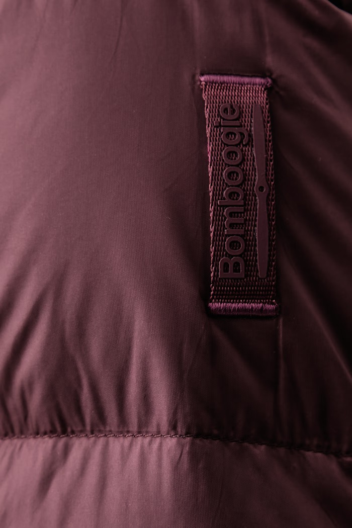 Kurtka puchowa damska GENEVA Bomboogie bordowy CW6630DLC6
