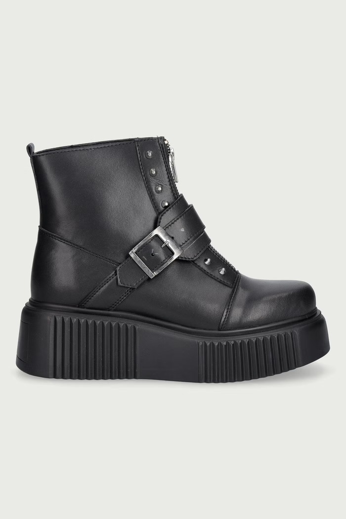 Altercore Botki damskie Deneb Deneb.Vegan czarny ZW26