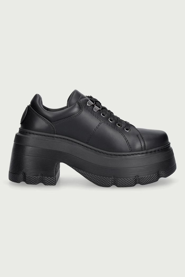 Altercore Półbuty damskie Kairo Vegan Kairo.Vegan czarny ZW26