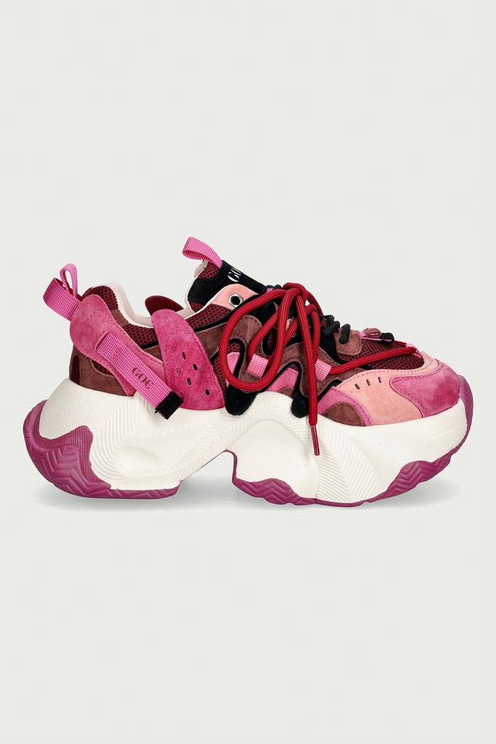 Goe sneakersy damskie UU2N4909.PINK różowy ZW26