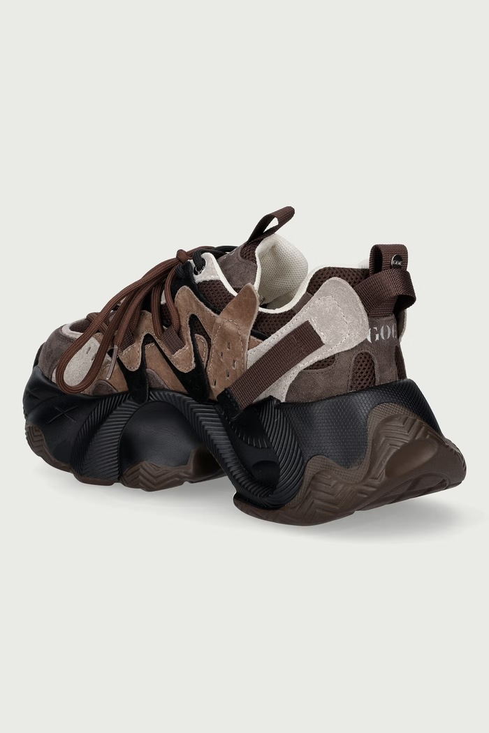 Obuwie Goe Sneakersy damskie UU2N4908.BROWN brązowy