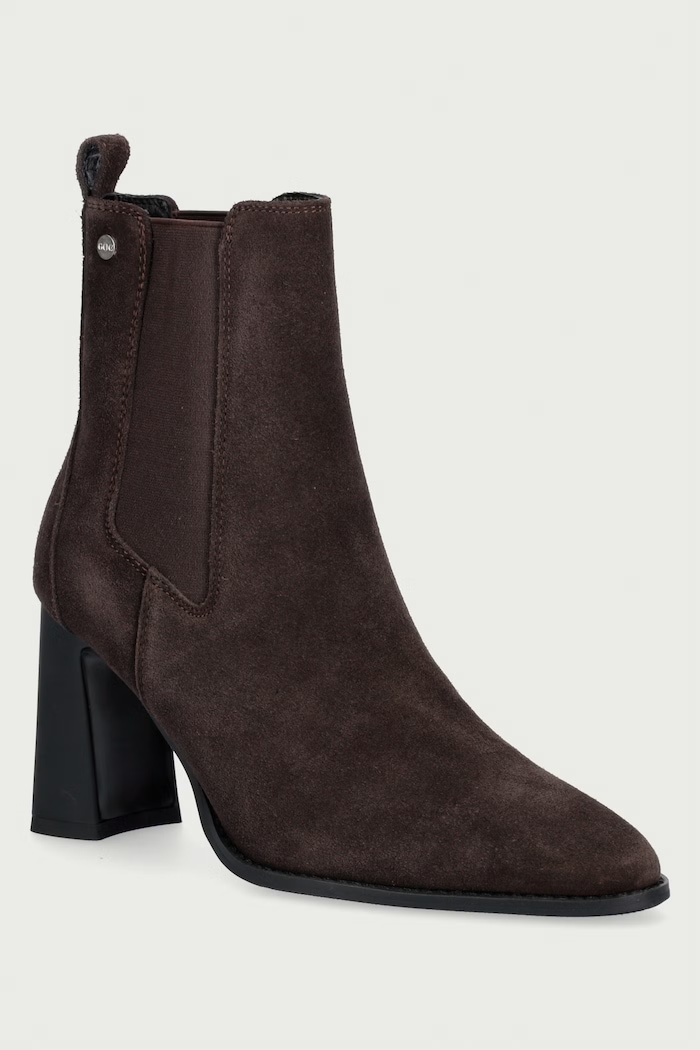 Goe Botki damskie nubukowe brązowy UU2N4239.BROWN