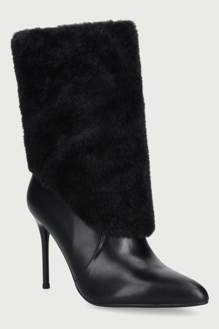 Goe Botki damskie skórzane czarny UU2N4215.BLACK