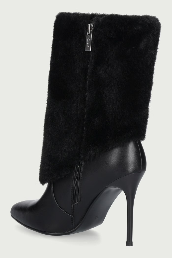 Obuwie Goe Botki damskie skórzane UU2N4215.BLACK czarny