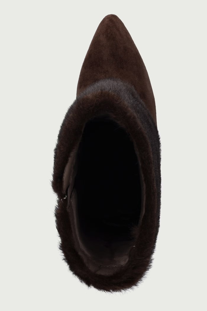 Botki damskie Goe UU2N4214.BROWN brązowy