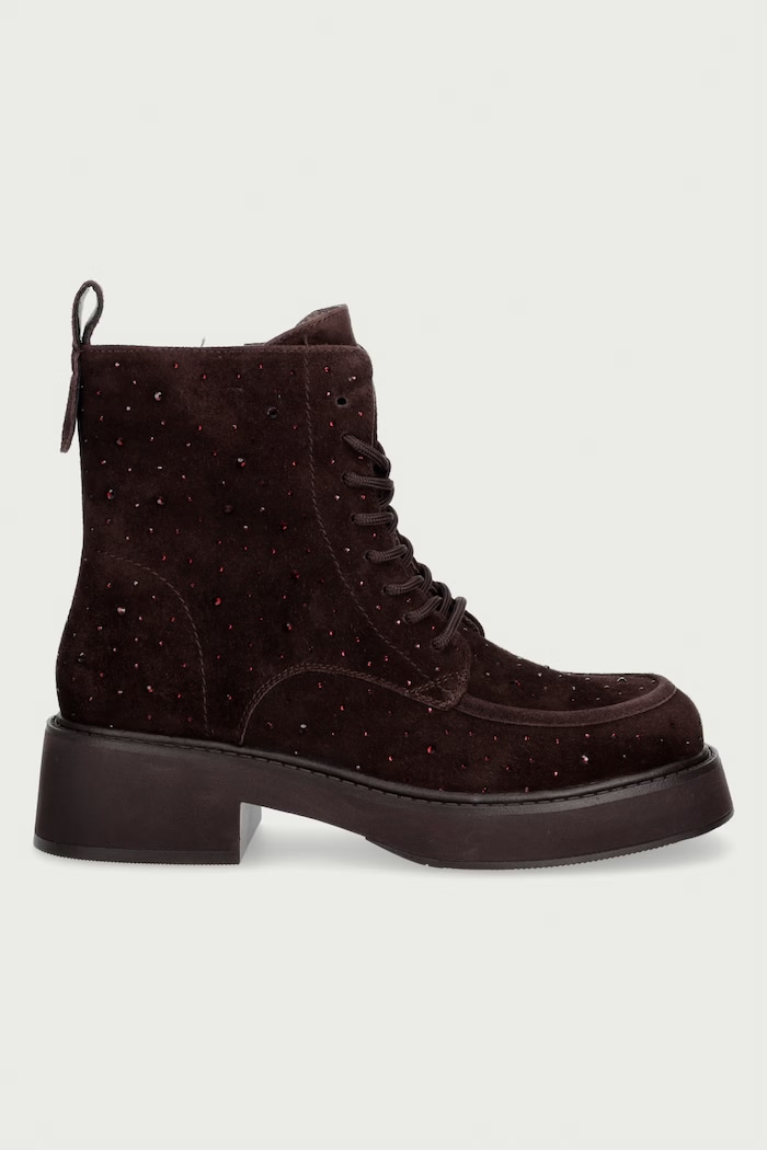 Goe Botki damskie UU2N4135.BROWN brązowy ZW26