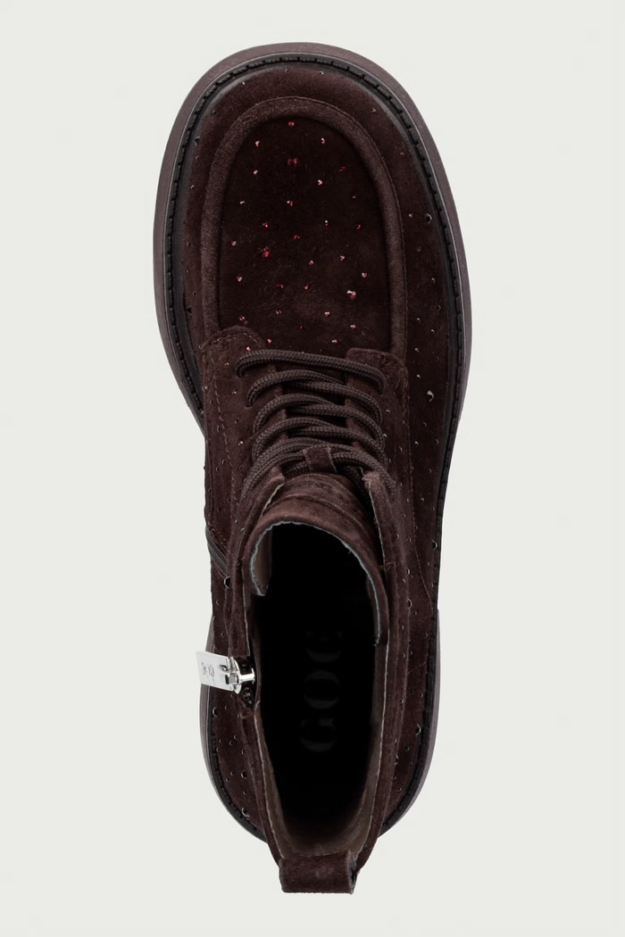 Botki damskie Goe UU2N4135.BROWN brązowy