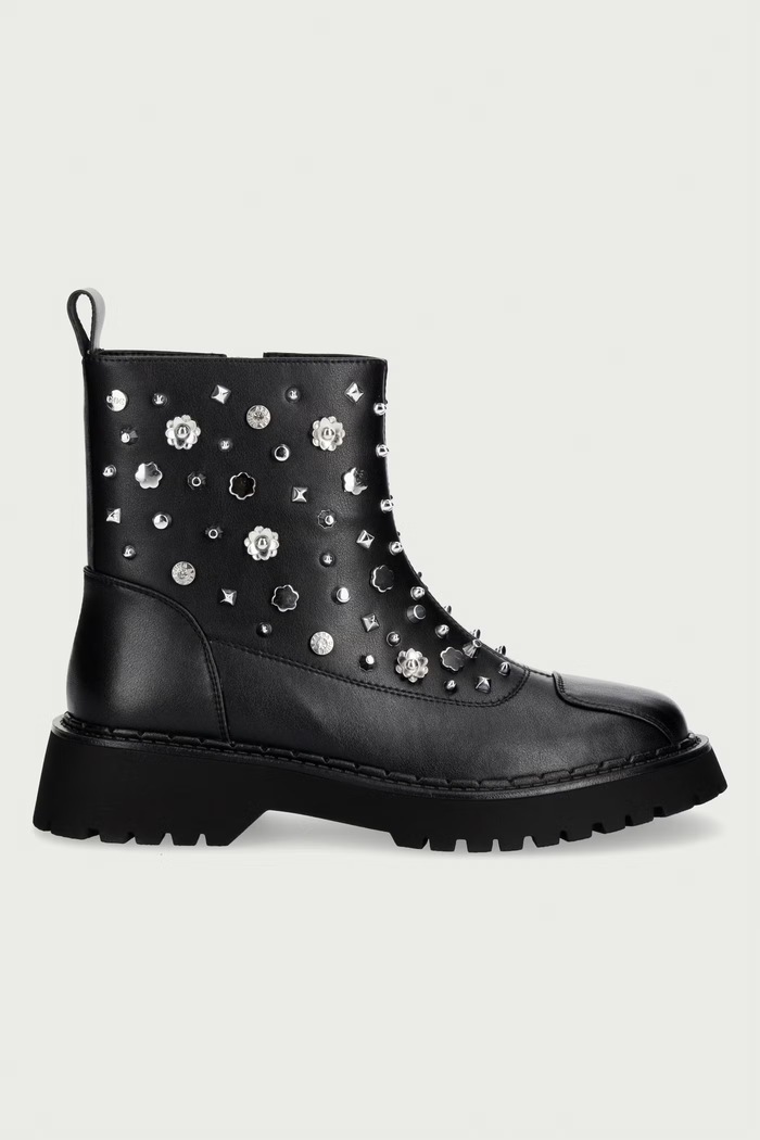 Goe Botki damskie UU2N4131.BLACK czarny ZW26