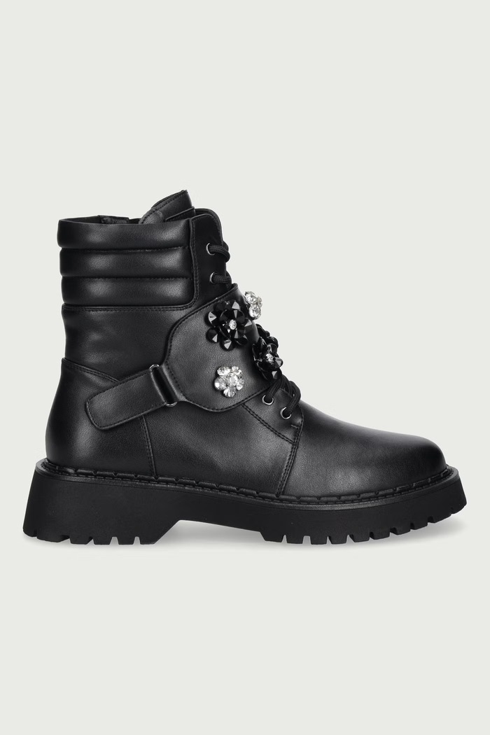 Goe Workery damskie skórzane UU2N4126.BLACK czarny ZW26