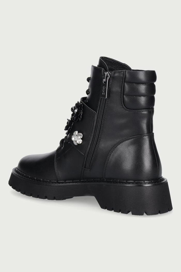 Obuwie Goe Workery damskie skórzane UU2N4126.BLACK czarny