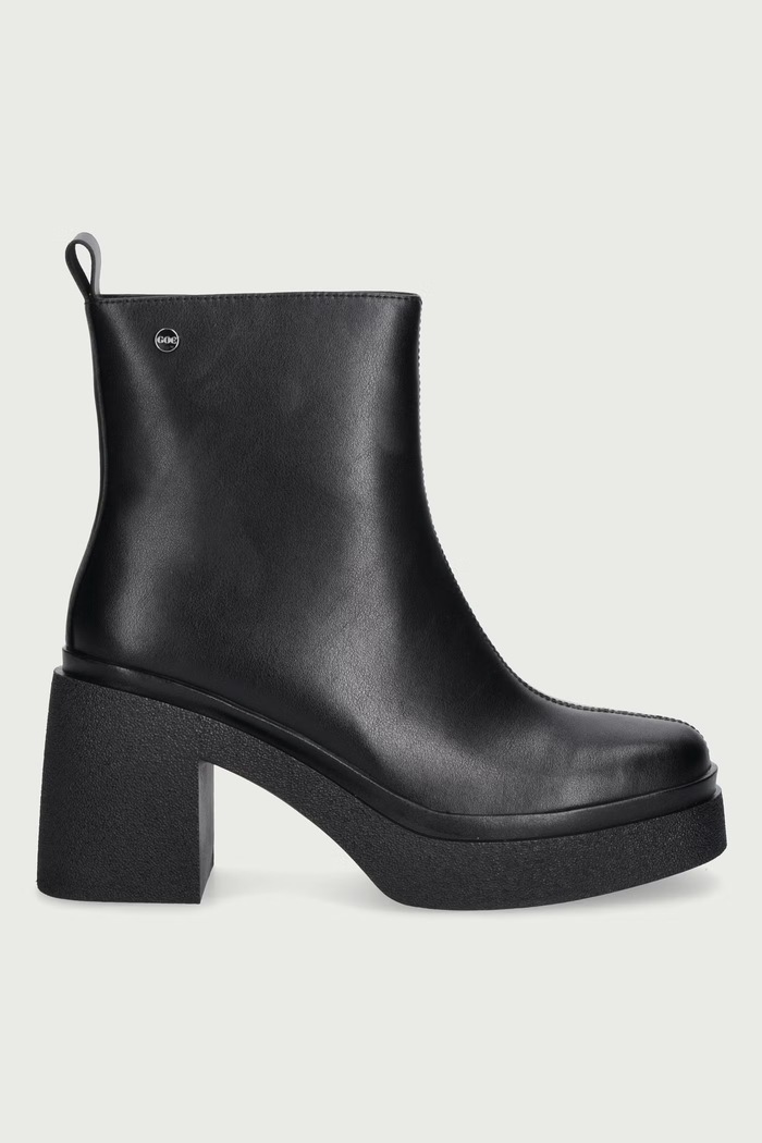 Goe Damskie skórzane UU2N4124.BLACK czarny ZW26