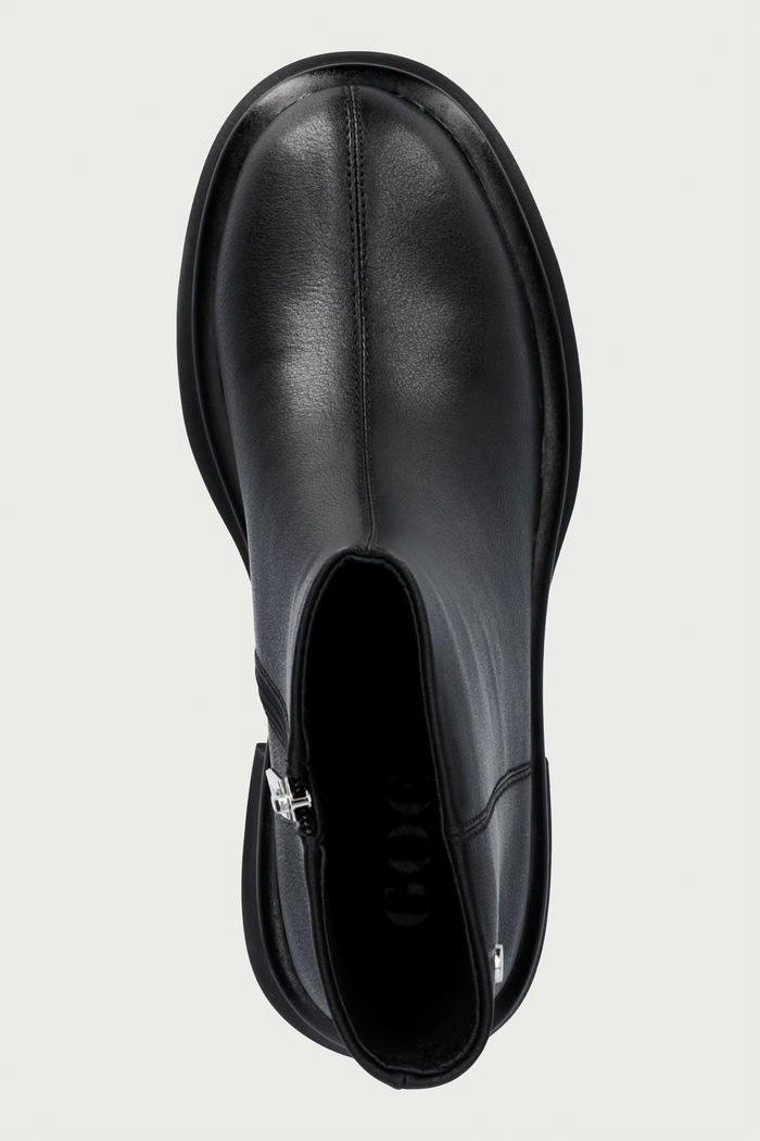 Botki damskie skórzane Goe UU2N4119.BLACK czarny