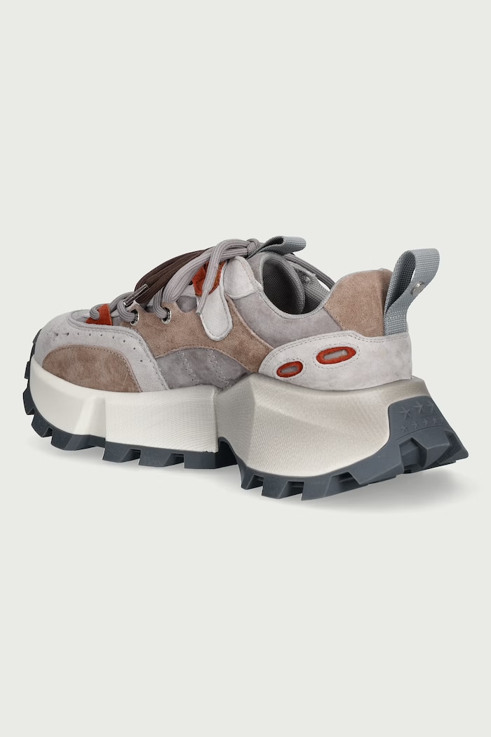 Obuwie Goe Sneakersy damskie zamszowe UU2N4014.GREY szary