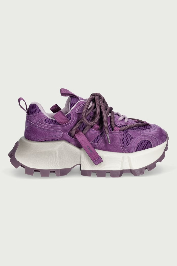 Goe Sneakersy damskie UU2N4013.VIOLET fioletowy ZW26