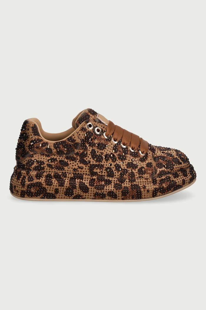 Goe Sneakersy damskie UU2N4009.BEIGE brązowy ZW26