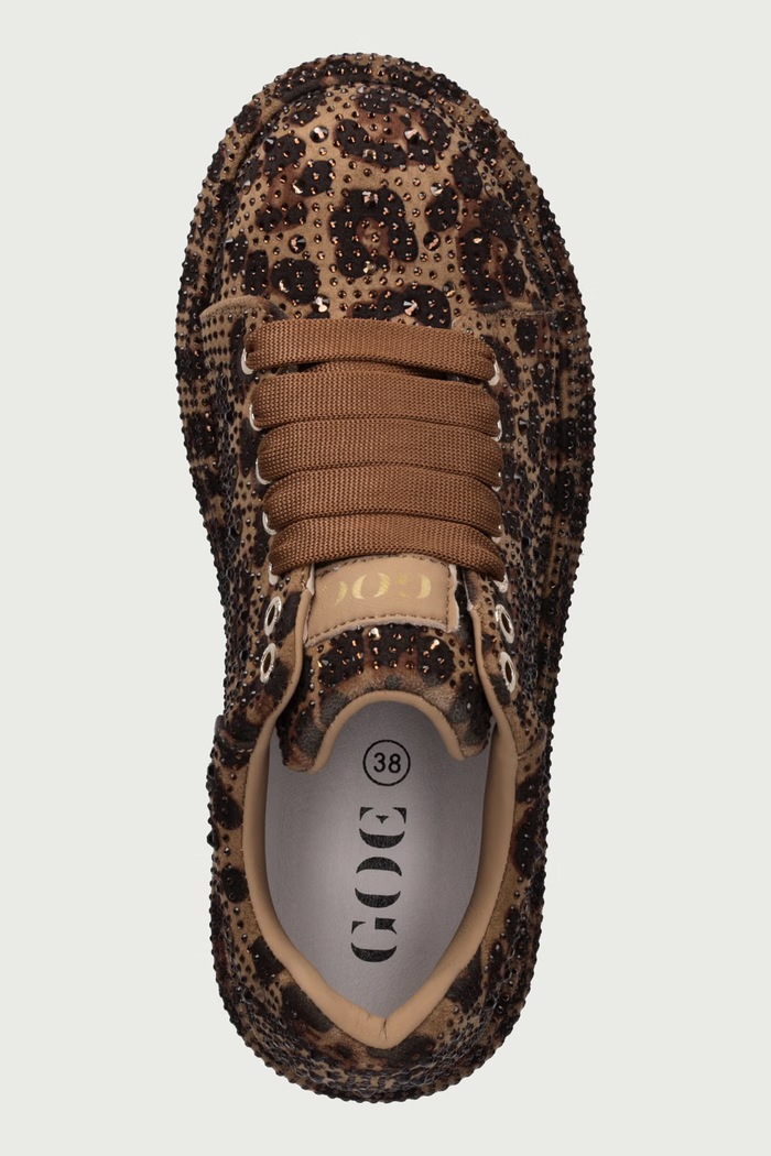 Sneakersy damskie Goe UU2N4009.BEIGE brązowy