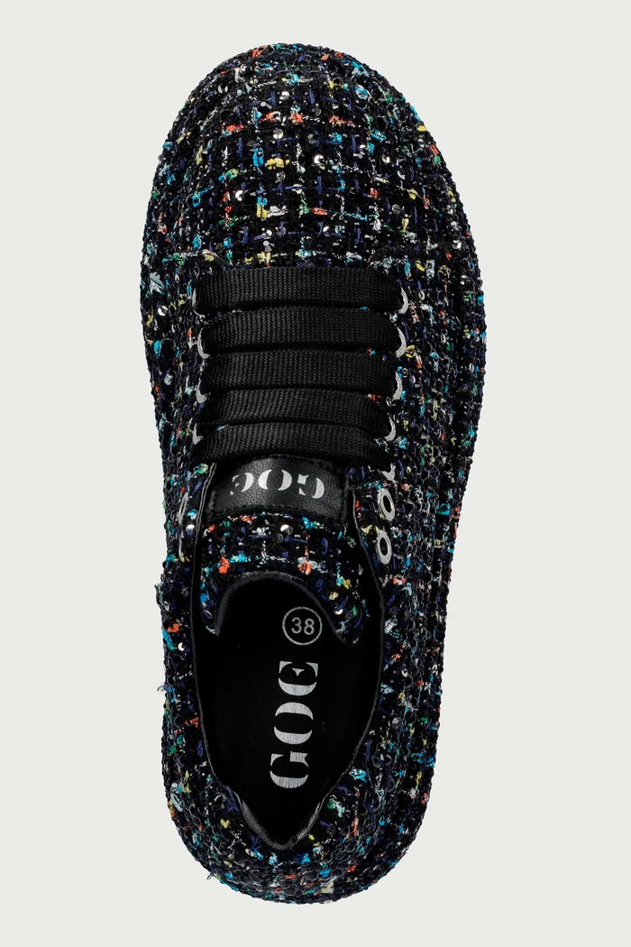 Sneakersy damskie Goe UU2N4008.BLACK czarny