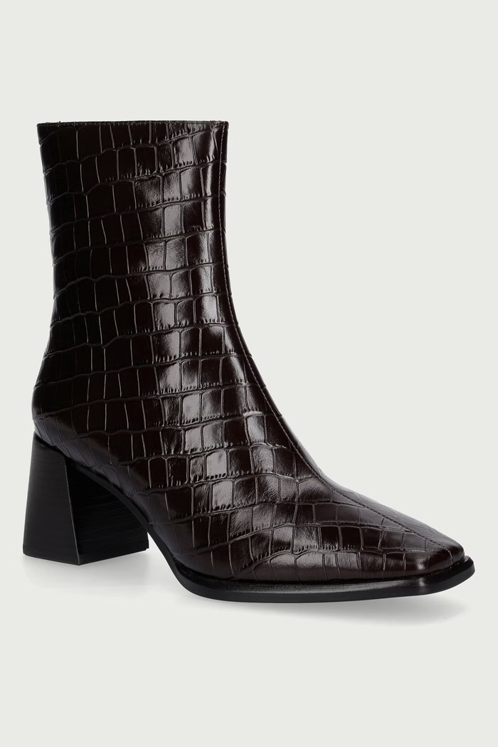 Jeffrey Campbell Botki damskie skórzane Sherpal-2l brązowy JC.1202.2.44