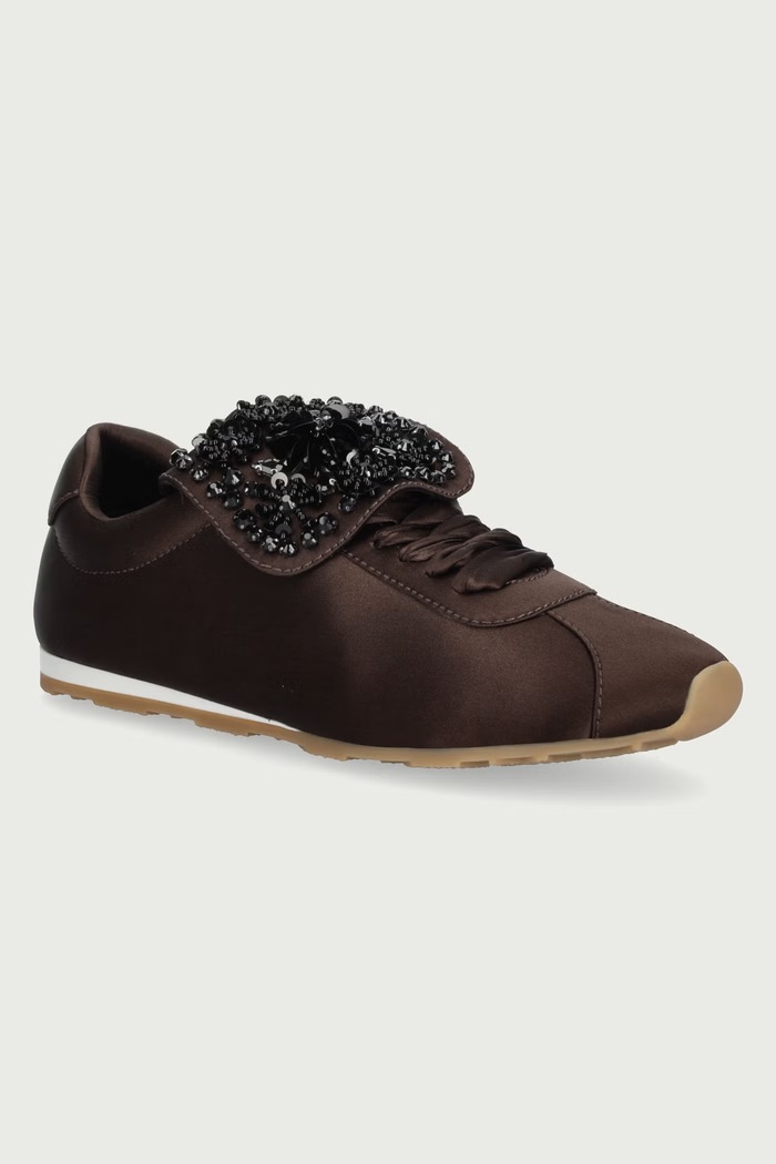 Jeffrey Campbell SHELTER sneakersy damskie brązowy JCD.269.4.02