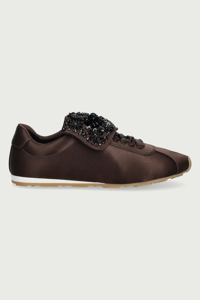 Jeffrey Campbell SHELTER sneakersy damskie JCD.269.4.02 brązowy ZW26