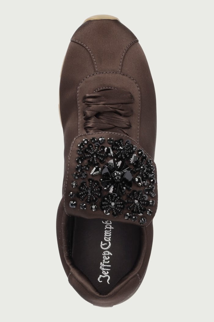 SHELTER sneakersy damskie Jeffrey Campbell JCD.269.4.02 brązowy