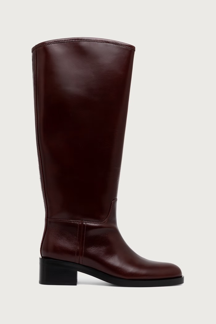 Jeffrey Campbell Kozaki damskie skórzane REINING-2 JCD.275.1.13 brązowy ZW26