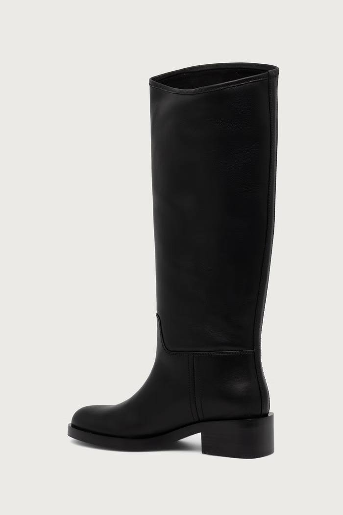 Obuwie Jeffrey Campbell Kozaki damskie skórzane REINING-2 JCD.275.1.07 czarny