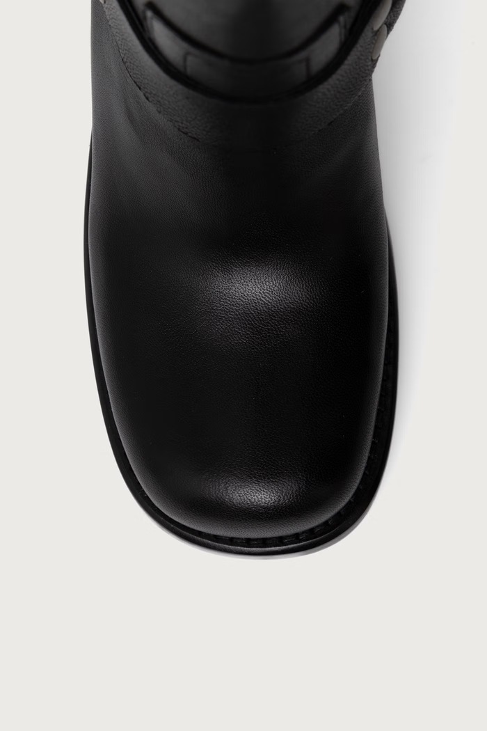 Botki motocyklowe damskie skórzane REFLECTION Jeffrey Campbell czarny JC.1192.6.4