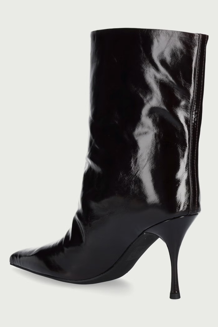 Obuwie Jeffrey Campbell Botki damskie skórzane RAQIB U331.D06.004 czarny