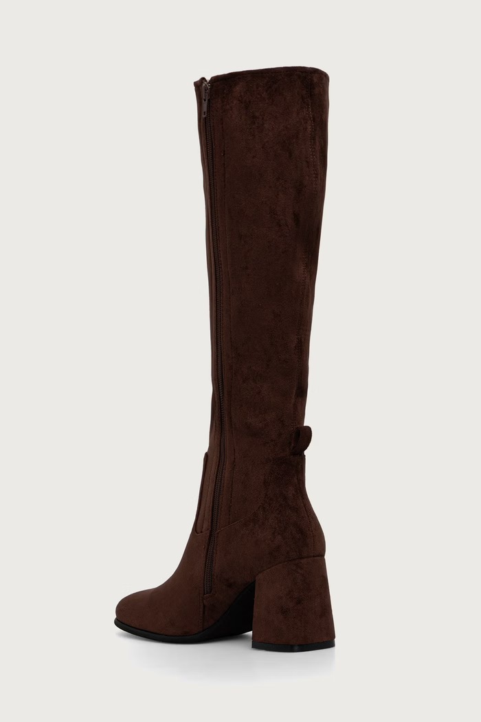 Obuwie Jeffrey Campbell Kozaki damskie HOTLAVA-K2 R196D.M13.053 brązowy