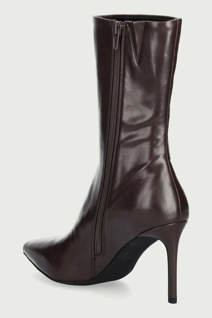 Obuwie Jeffrey Campbell Botki na szpilce damskie EVERYNIGHT R793D.E65 brązowy