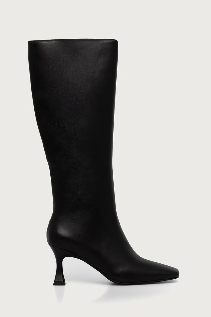 Jeffrey Campbell Kozaki damskie Check-Mate JC.1486.1.5 czarny ZW26